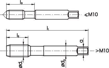 Fanar Kegel Für Maschinelles Schneiden M14 Stahl Hochgeschwindigkeit Hss Iso-529 E1-131001-0140