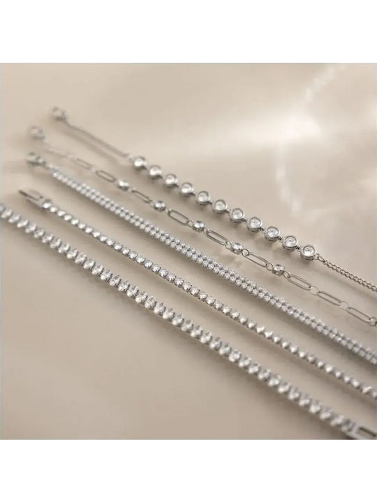 Tennis Bracelet A String Sparkling Stones
