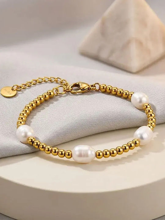 Bracelet Pearly Central Detail