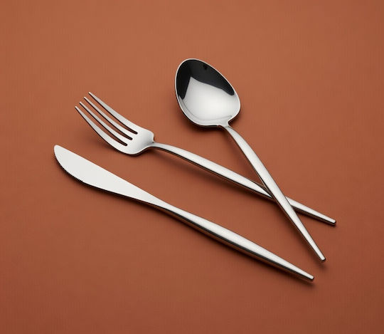 Dinox Lisbon Cutlery Set Stainless Silver 60pcs
