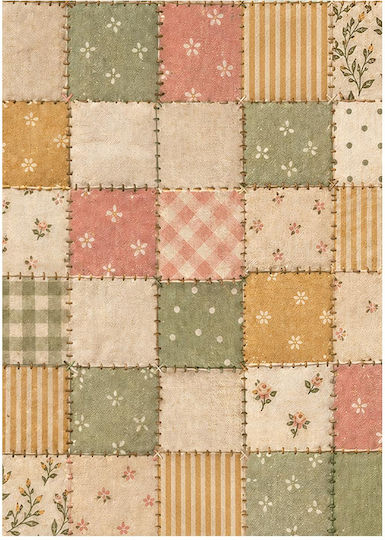 Set of 8 Decoupage Rice Papers Backgrounds Stamperia 10.5×14.8cm Cozy Family