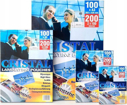 Argo Foi de laminare Lucioase A3 100 Microns 100 Bucăți