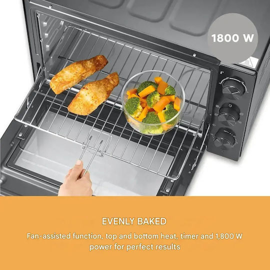 Severin Cuptor electric 46lt fără arzătoare cu aer negru