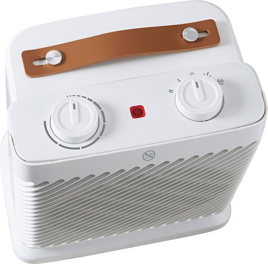 Oscilant Radiator electric de tip ventilator de utilizare generală de podea Alb 2000W
