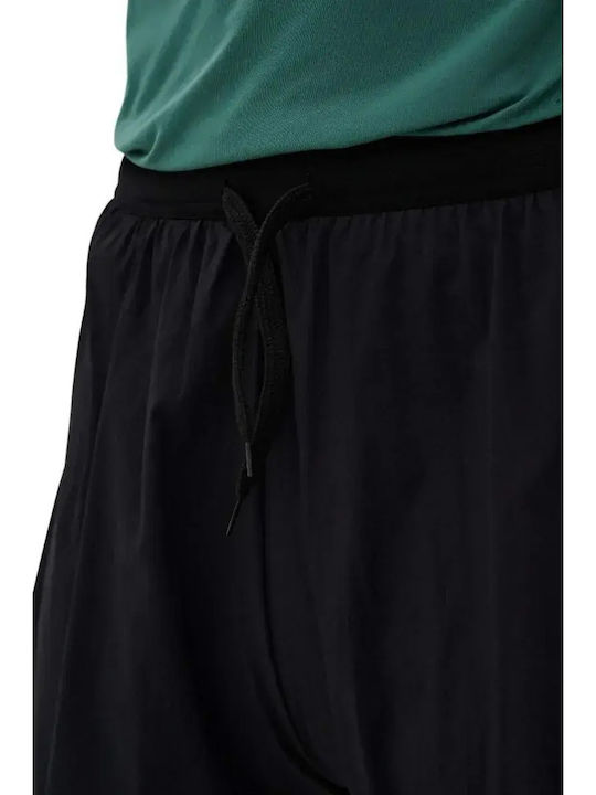 2-In-1 Sports Men's Shorts Relaxed Fit Black