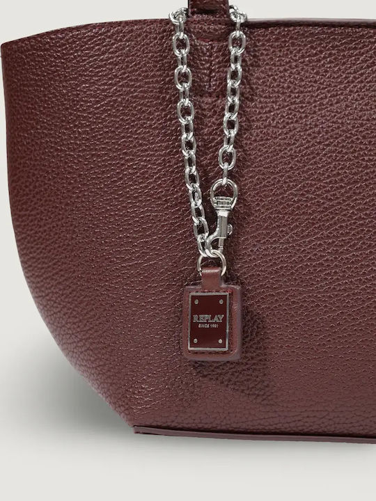 Γυναικεία Shopper Τσάντα Μπορντό
