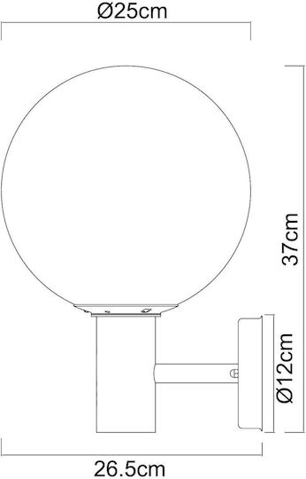 Domoletti Wall Lamp with E27 Socket