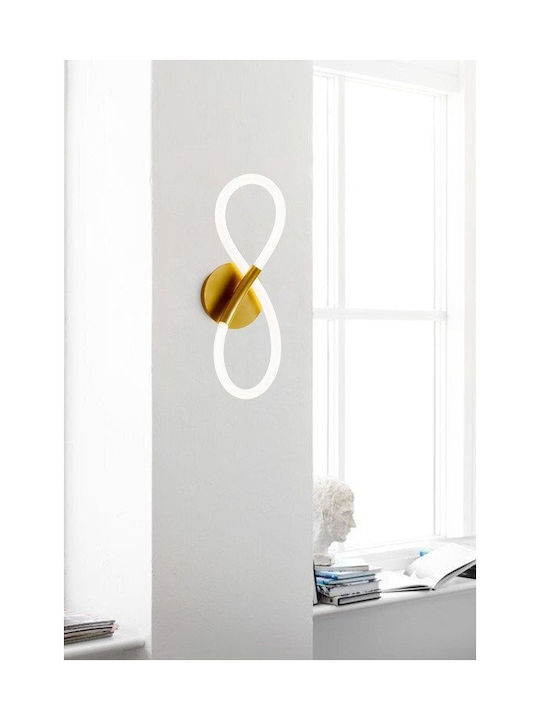 Domoletti Wandleuchte mit Integrierte LED und Natürliches Weiß Licht Gold Domoletti Wandleuchte mit Integrierte LED und Natürliches Weiß Licht Gold