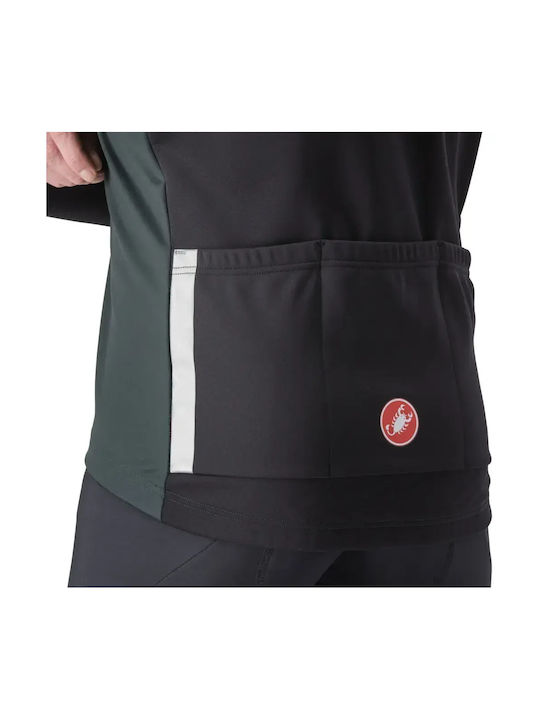 Castelli Jachetă Cortavânt Pentru Ciclism Pentru Bărbați Mânecă Lungă Verde