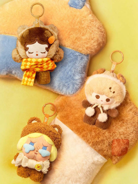 Plüschiger Schlüsselanhänger Pop Mart Pop Bean Fluffy Cozy Series Plüsch Anhänger Blind Box 1 Stück Zufallsauswahl