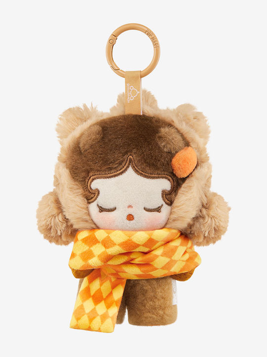 Plüschiger Schlüsselanhänger Pop Mart Pop Bean Fluffy Cozy Series Plüsch Anhänger Blind Box 1 Stück Zufallsauswahl