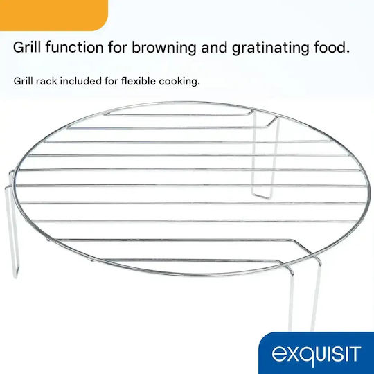 Exquisit Εντοιχιζόμενος Φούρνος Μικροκυμάτων με Grill 25lt Λευκός