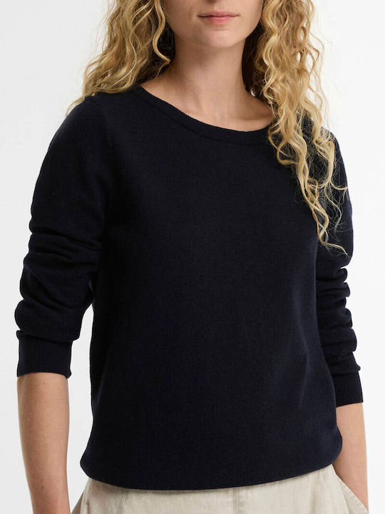 Barbour Pendle Women's Wool Sweater Navy/Birchwood Tartan