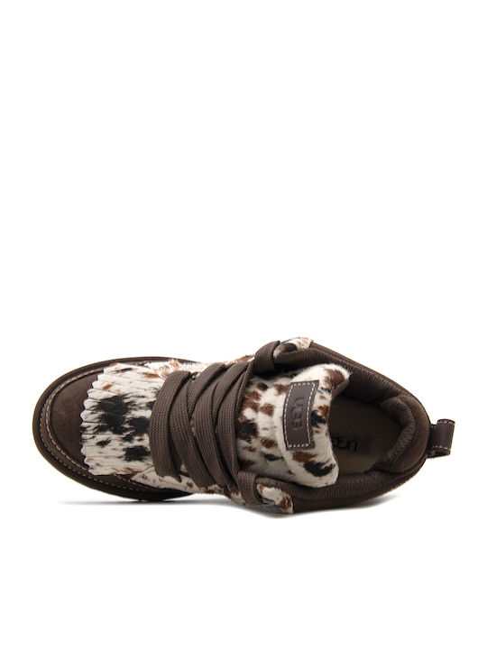 Lowmel Women's Anatomic Sneakers Ecru- Brown
