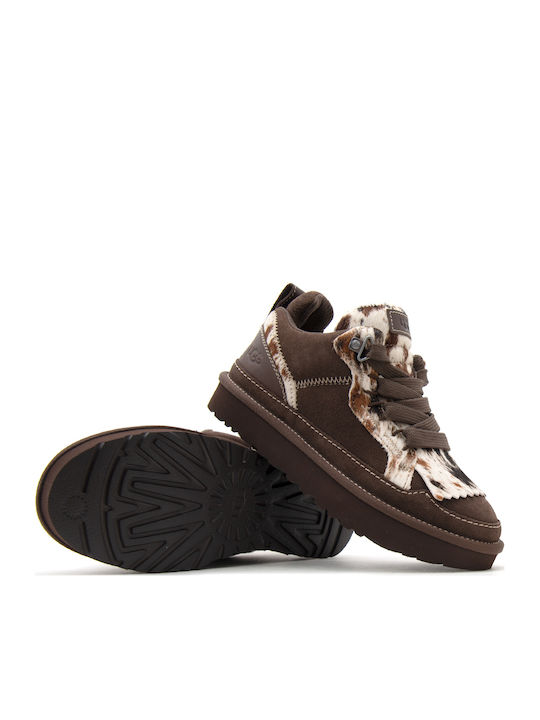 Lowmel Women's Anatomic Sneakers Ecru- Brown
