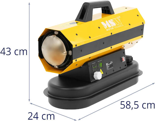 MSW Βιομηχανικό Αερόθερμο Πετρελαίου 20kW