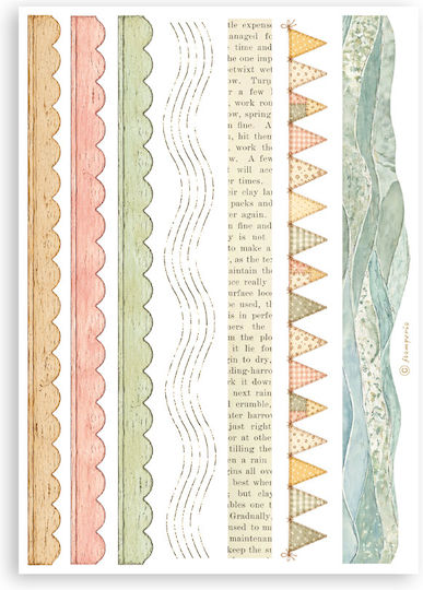 Washi Pad A5 Selbstklebende Blätter 8 Stück Cozy Family
