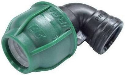 InLine Polypropylene Pipe Elbow 3/4" Female 25mm