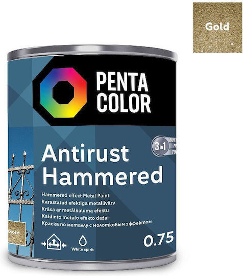 Pentacolor Pentacolor Antikorrosionsfarbe Lösungsmittel 0.75l Gold Geschmiedet