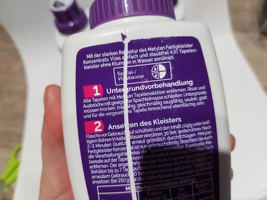 Memorysolution Konstruktions- und Schwerlastkleber Tapete Transparent 500gr