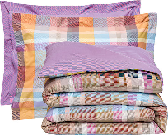 Das Home 5456 Super-Double Fitted Bed Sheet Set 170x200+35cm Multicolor (4pcs)