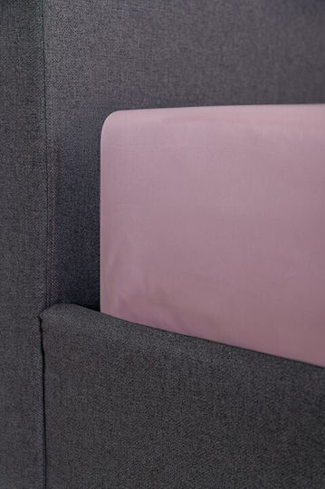 Viokarpet Уникална Подредба Чаршафи King Size с Еластична Лента 240x270см Лилави 4 Бройки