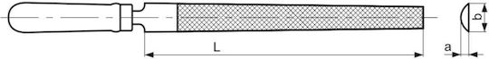 Proline 69204 Пила за метал Полукръгла с Ръкохватка