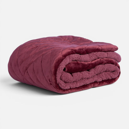 Nef-Nef Homeware Sherpa Comforter Set Single 160x220cm Alice 690 690 GSM