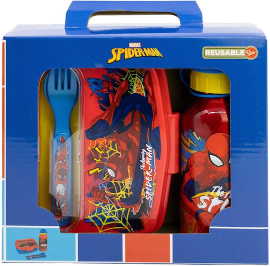 Stor Plastic Kids' Dinner Set Spiderman