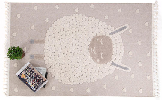 Royal Carpet Лилаво 15 Детски Килим Сърца Лилав 80x150см
