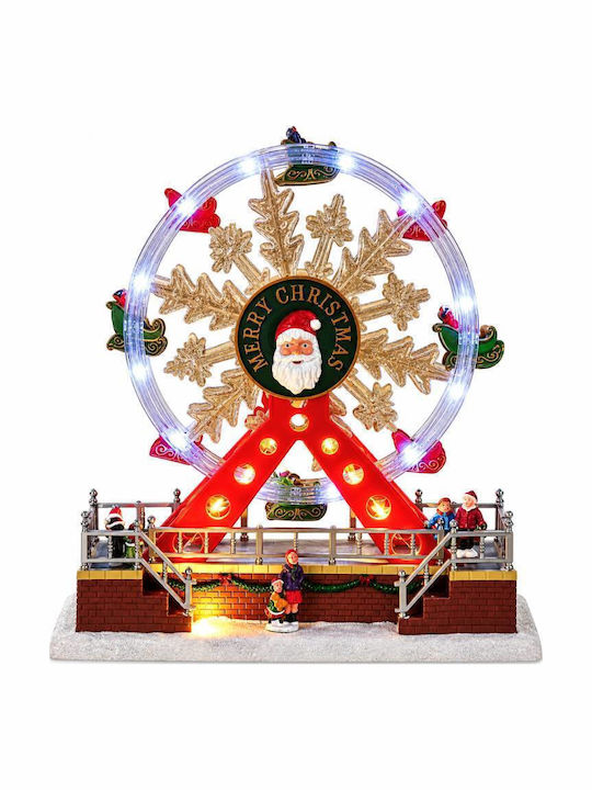 Illuminated Christmas Decorative Ferris Wheel with Motion 34x31cm Illuminated Christmas Decorative Ferris Wheel with Motion 34x31cm