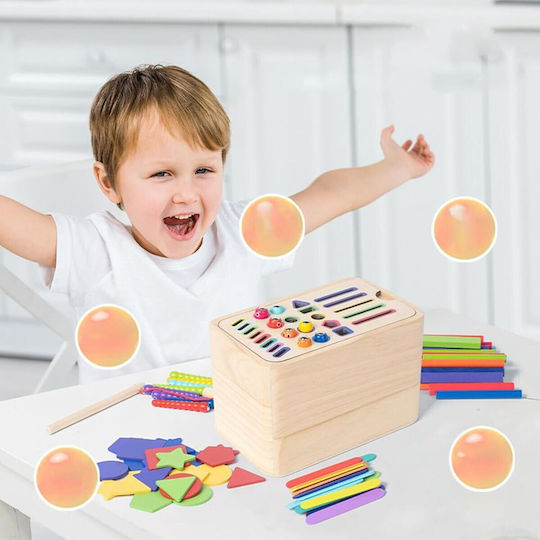 Montessori Εκπαιδευτικό Παιχνίδι από Ξύλο για 6+ Ετών