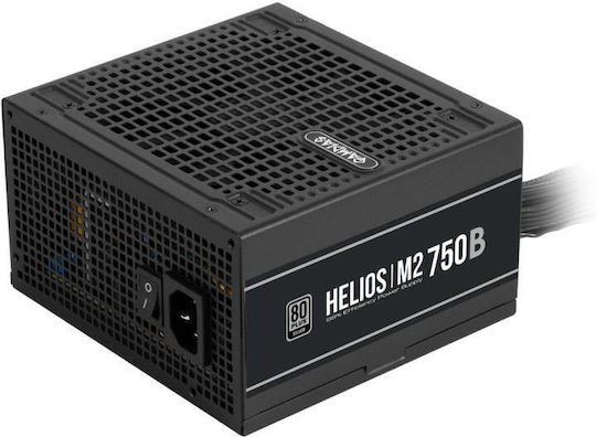 Gamdias 750W Μαύρο Τροφοδοτικό Υπολογιστή Full Wired 80 Plus Silver (HELIOS-M2-750B)
