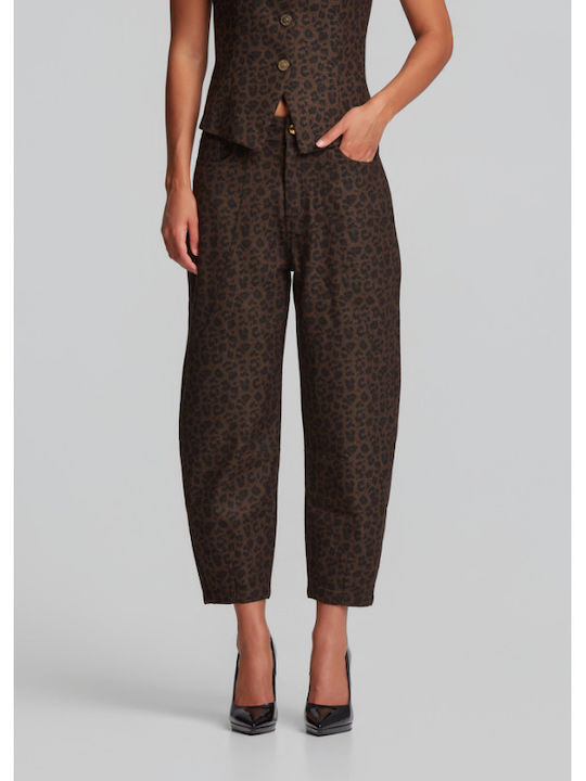Damen Stoffhose Leo Braun