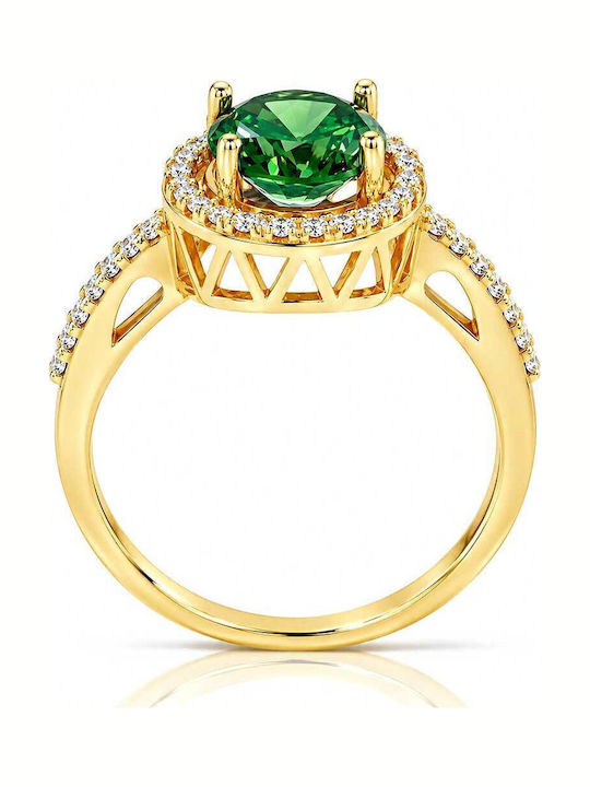 Xryseio Единичен камък от Злато 14K