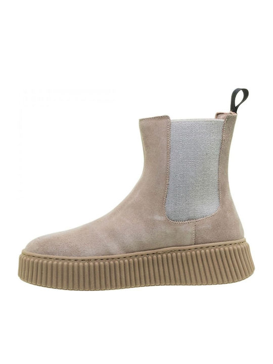 Women's Chelsea Ankle Boots Beige