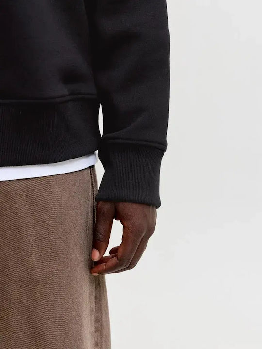 Sweatshirt mit Kapuze Schwarz