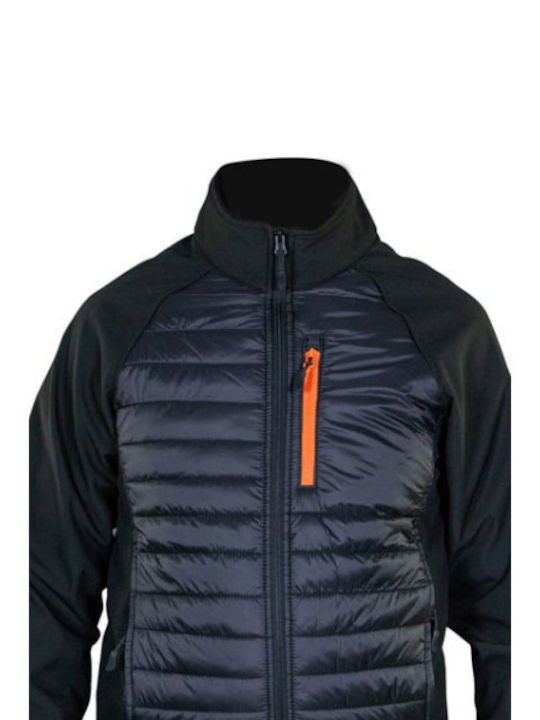 Winter Jacket Softshell Waterproof and Windproof Black