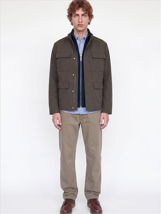 Men's Knitted Blue Cardigan