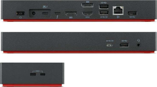 Lenovo ThinkPad Thunderbolt 4 Docking Station with Black
