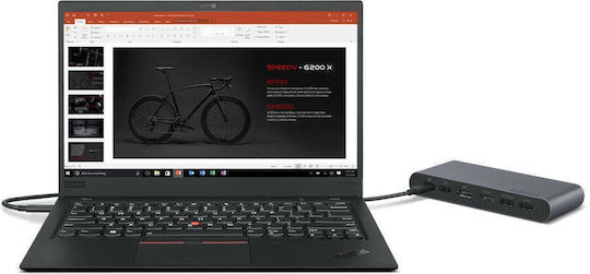 Lenovo USB-C Docking Station with Grey (40B30090DE)