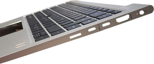 Tastatură Spaniolă Pentru Laptop Tastatură Laptop Palmrest Hp Elitebook 840 G8 845 G8 M52490-071 M52490-001 M52491-071 M52492-071 Es Retroiluminat Pointer Argintiu Cod.40943espalmbl