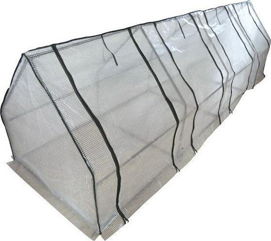 Seră Tip Casă cu Cadru Metalic 2.7x0.95x0.95m