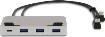LMP Docking Station with Dual USB-C 4K PD Ethernet Silver (LMP-USBC-ATT-DOCKPS-SL)