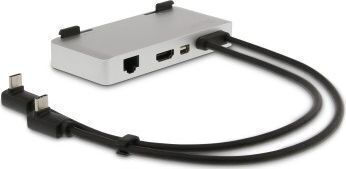 LMP Docking Station with Dual USB-C 4K PD Ethernet Silver (LMP-USBC-ATT-DOCKPS-SL)