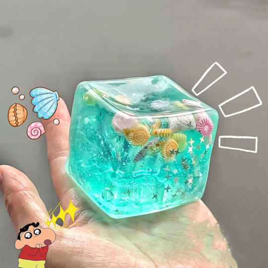 Model Squishy Cub Spumant Turcoaz
