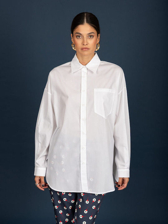Long Sleeve Women's Shirt White