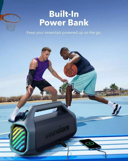 Anker Soundcore Boom 2 Plus Boxă Bluetooth Rezistentă la Apă 140W cu Durată a Bateriei de Până la 20 de Ore Albastră