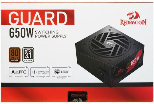 650W Черно Захранващо Блокче За Компютър Full Wired 80 Plus Bronze (RGPS-650WGU)