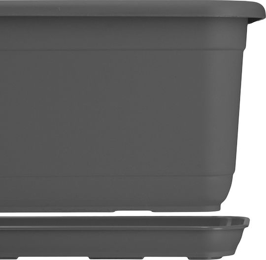 Kadax Topfplatten Kunststoff Grau 60x14.9cm